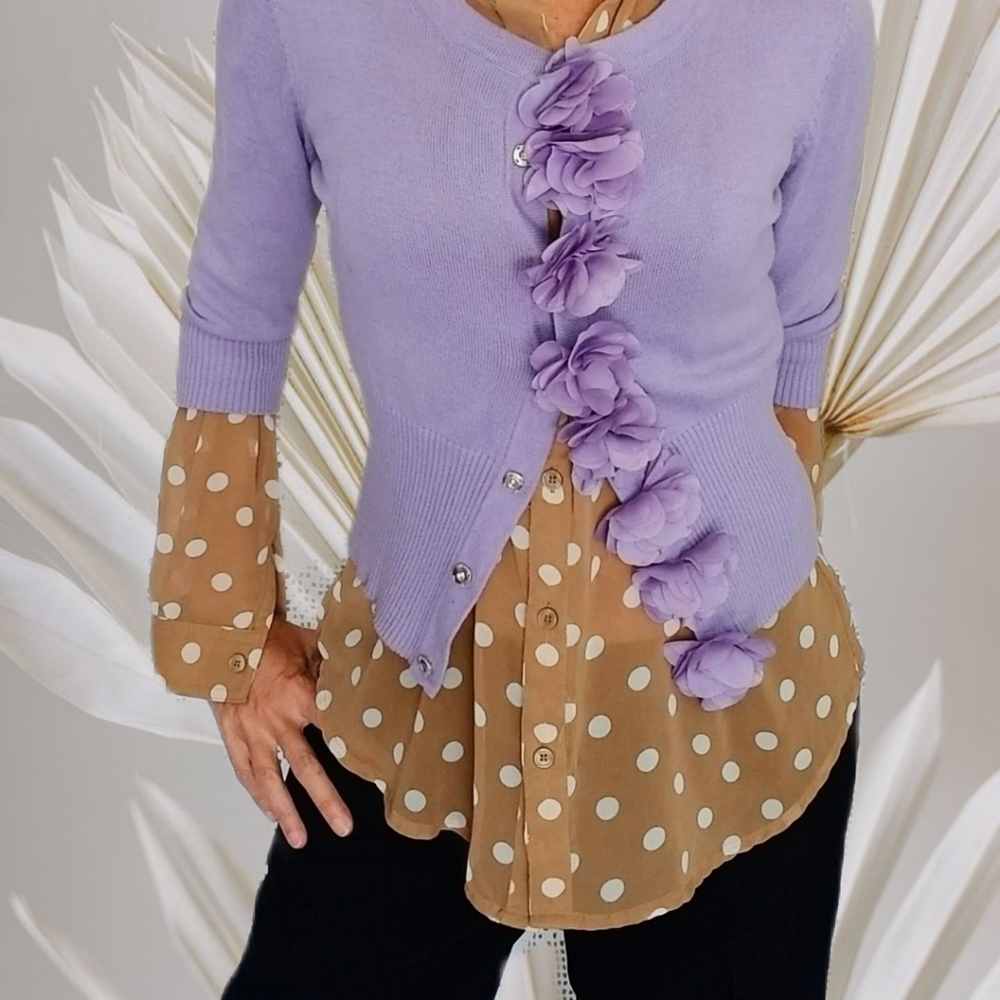 Mauve cardi